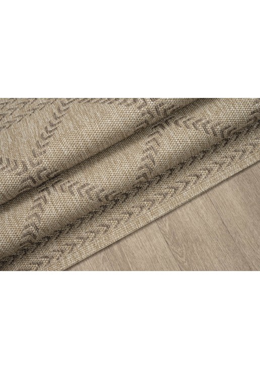 ΧΑΛΙ ETHNIK 2012C BROWN/CARAMEL BEIGE - 160X230 NewPlan