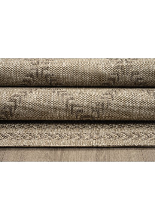 ΧΑΛΙ ETHNIK 2012C BROWN/CARAMEL BEIGE - 160X230 NewPlan