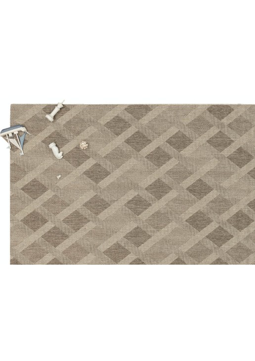 ΧΑΛΙ ETHNIK 203729C BROWN/CARAMEL BEIGE - 200X285 NewPlan