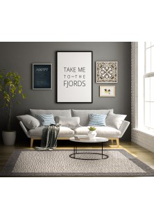 ΧΑΛΙ ETHNIK 9825D GREY-ECRU - 070X140 NewPlan
