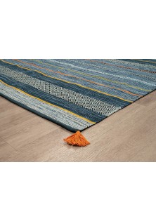 ΧΑΛΙ ANTIQUE KILIM ΧΕΙΡΟΠΟΙΗΤΟ 7070 BLUE - 070X190 NewPlan