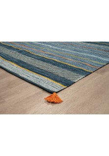 ΧΑΛΙ ANTIQUE KILIM ΧΕΙΡΟΠΟΙΗΤΟ 7070 BLUE - 070X140 NewPlan