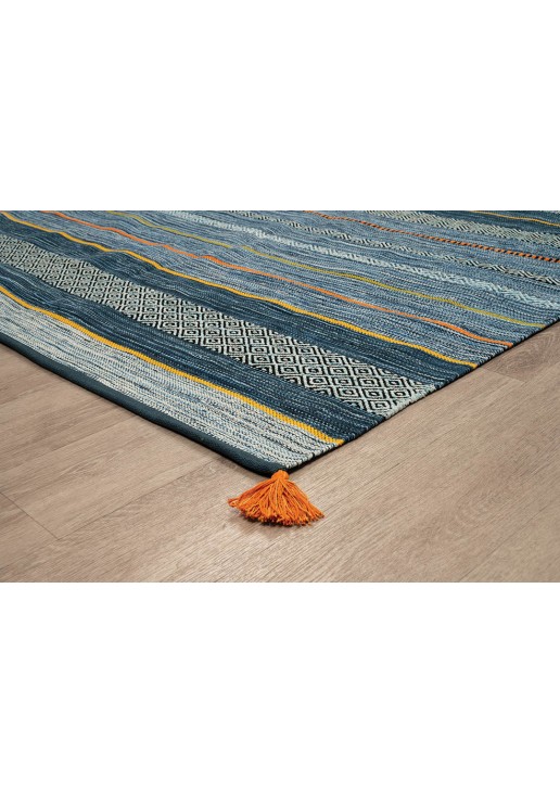 ΧΑΛΙ ANTIQUE KILIM ΧΕΙΡΟΠΟΙΗΤΟ 7070 BLUE - 160X230 NewPlan