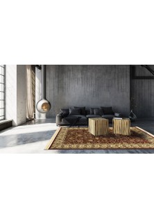 ΧΑΛΙ PERSIA 1533 BURGUNDY ΜΕ ΚΡΟΣΣΙ - 080X150 NewPlan