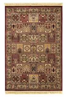 ΧΑΛΙ PERSIA 6283 BURGUNDY ΜΕ ΚΡΟΣΣΙ - 133X190 NewPlan