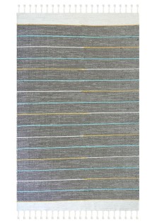 ΧΑΛΙ RIBELLA ΧΕΙΡΟΠΟΙΗΤΟ 100 D.GREY - 160X230 NewPlan