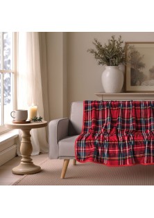 Ριχτάρι-Κουβέρτα Καναπέ Berries 10 Red - 130 x 170 cm TEORAN