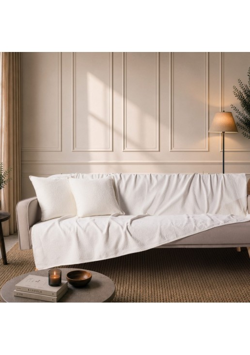 Ριχτάρι Bolton 01 Ivory - Διθέσιο 180x250cm TEORAN