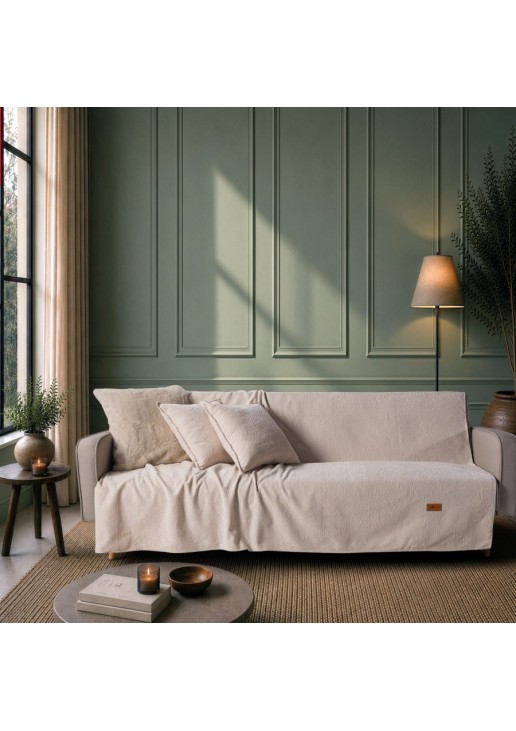 Ριχτάρι Bolton 02 Beige - Τριθέσιο 180x300cm TEORAN