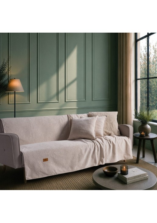 Ριχτάρι Bolton 02 Beige - Τετραθέσιο 180x350cm TEORAN