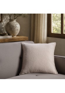 Μαξιλαροθήκη Bolton 02 Beige - 45x45cm με γέμιση TEORAN