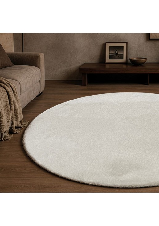 Χαλί Mellow 01 Ivory Ροτόντα - Ροτόντα Φ160 cm TEORAN