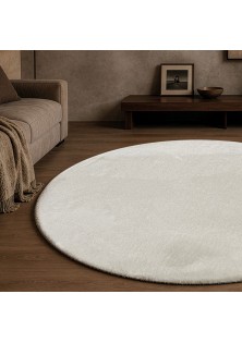 Χαλί Mellow 01 Ivory Ροτόντα - Ροτόντα Φ120 cm TEORAN