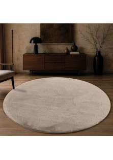 Χαλί Mellow 03 Mocca Ροτόντα - Ροτόντα Φ160 cm TEORAN