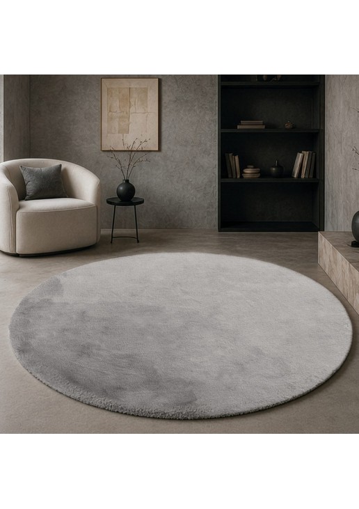 Χαλί Mellow 11 Grey Ροτόντα - Ροτόντα Φ160 cm TEORAN