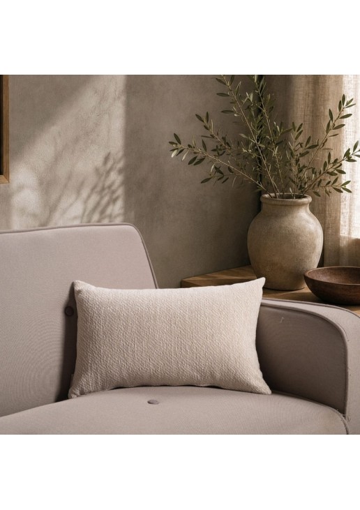Μαξιλαροθήκη Dayton 01 Ivory - 30x50cm με γέμιση TEORAN