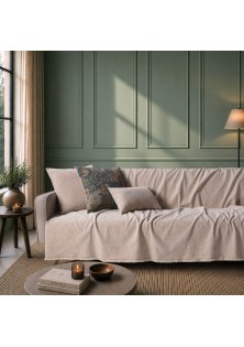 Ριχτάρι Dayton 02 Beige - Μονοθέσιο 180x150cm TEORAN