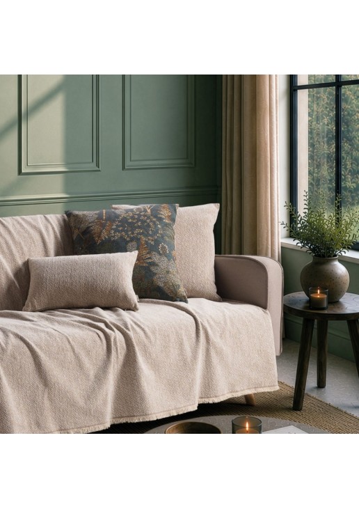 Ριχτάρι Dayton 02 Beige - Μονοθέσιο 180x150cm TEORAN