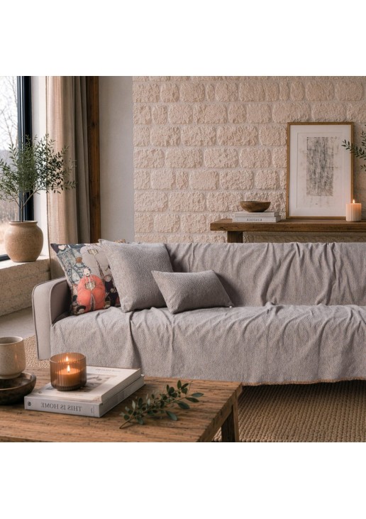 Ριχτάρι Dayton 05 Grey Terracotta - Διθέσιο 180x250cm TEORAN