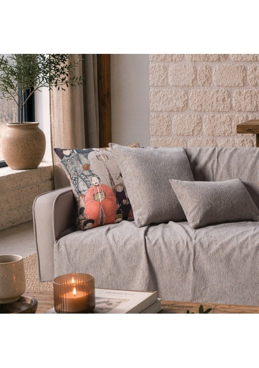 Ριχτάρι Dayton 05 Grey Terracotta - Μονοθέσιο 180x150cm TEORAN
