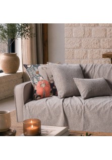 Ριχτάρι Dayton 05 Grey Terracotta - Τριθέσιο 180x300cm TEORAN