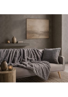 Διακοσμητικό Ριχτάρι Fox 11 Grey - 130 x 185 cm TEORAN