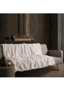 Διακοσμητικό Ριχτάρι Tiger 01 Ivory - 130 x 170 cm TEORAN