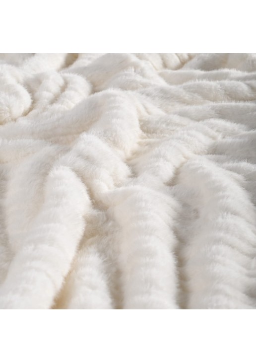 Διακοσμητικό Ριχτάρι Tiger 01 Ivory - 130 x 170 cm TEORAN