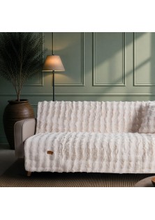 Ριχτάρι Αντιολισθητικό Haaland 01 Ivory - Μονοθέσιο 180x150cm TEORAN