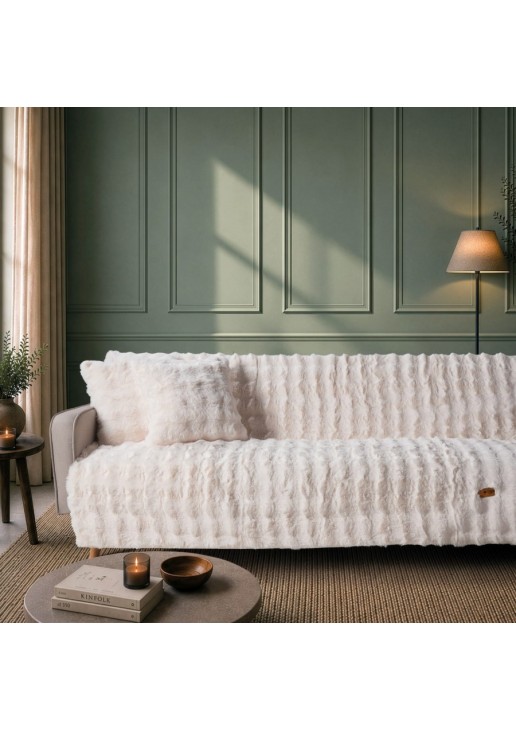 Ριχτάρι Αντιολισθητικό Haaland 01 Ivory - Διθέσιο 180x250cm TEORAN