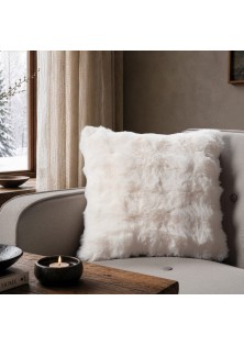 Μαξιλαροθήκη Haaland 01 Ivory - 45x45cm με γέμιση TEORAN