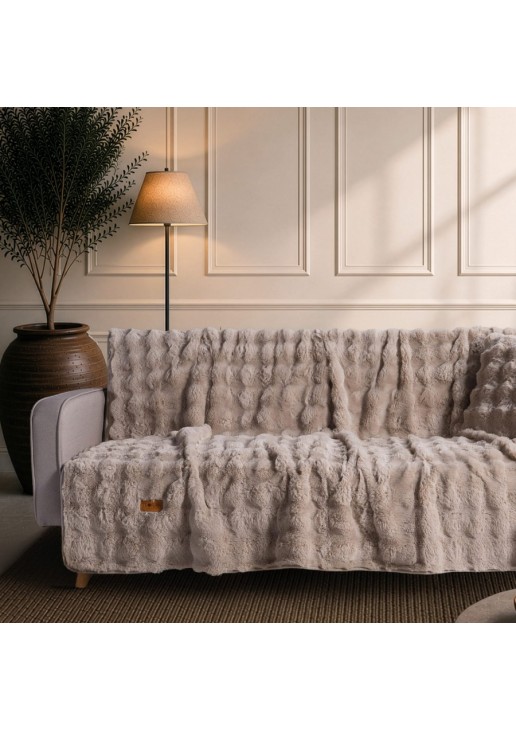 Ριχτάρι Αντιολισθητικό Haaland 02 Beige - Διθέσιο 180x250cm TEORAN