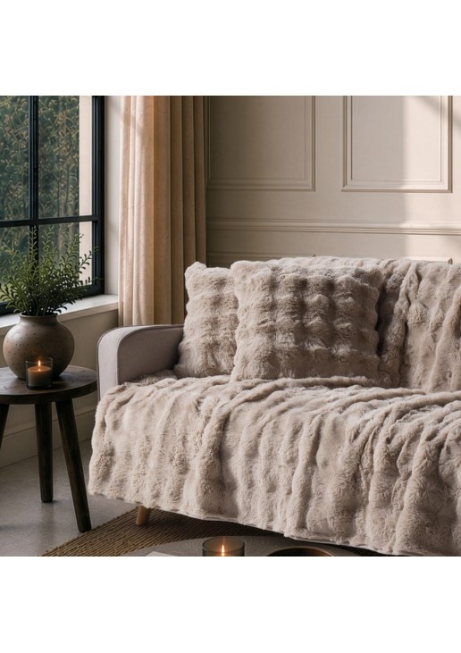 Ριχτάρι Αντιολισθητικό Haaland 02 Beige - Διθέσιο 180x250cm TEORAN