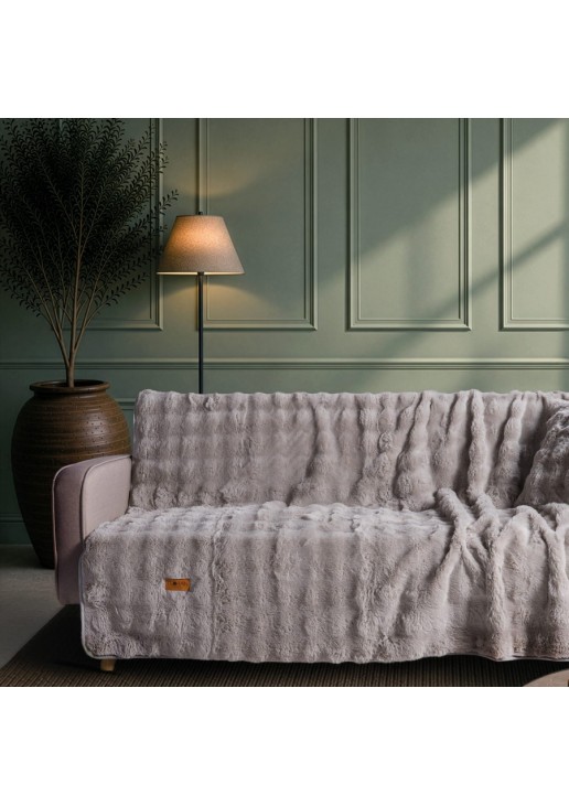 Ριχτάρι Αντιολισθητικό Haaland 11 Grey - Διθέσιο 180x250cm TEORAN