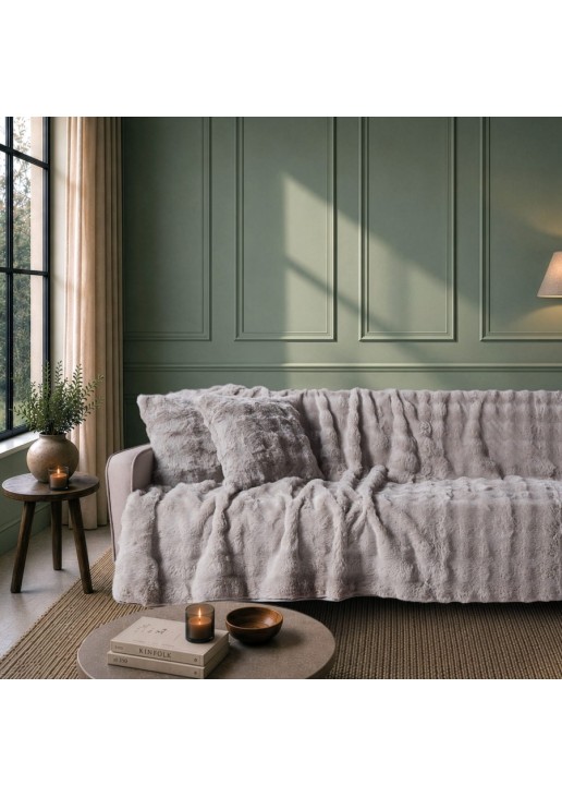 Ριχτάρι Αντιολισθητικό Haaland 11 Grey - Μονοθέσιο 180x150cm TEORAN