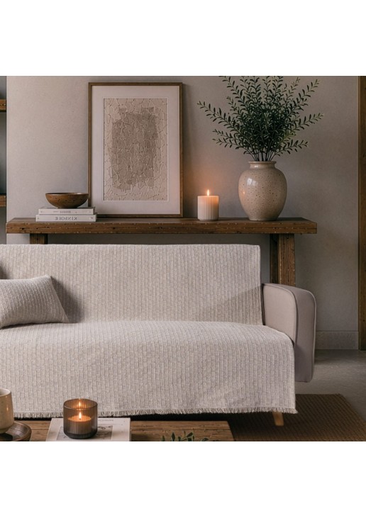Ριχτάρι Joliet 01 Ivory Pearl - Μονοθέσιο 180x150cm TEORAN
