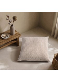 Μαξιλαροθήκη Joliet 02 Sand - 65x65cm δαπέδου με γέμιση TEORAN