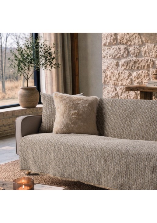 Ριχτάρι Joliet 08 khaki - Διθέσιο 180x250cm TEORAN