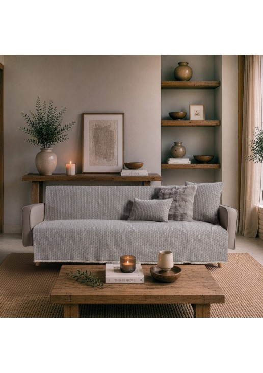 Ριχτάρι Joliet 11 Silver Grey - Τετραθέσιο 180x350cm TEORAN