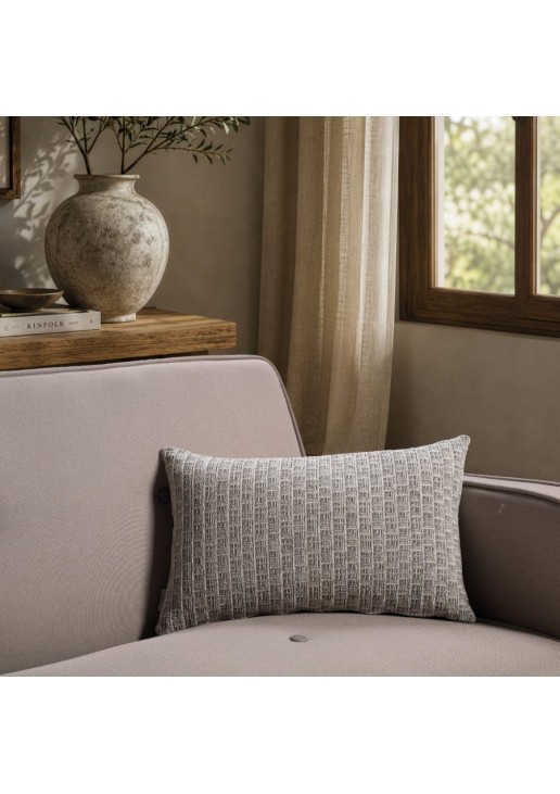 Μαξιλαροθήκη Joliet 11 Silver Grey - 65x65cm δαπέδου με γέμιση TEORAN
