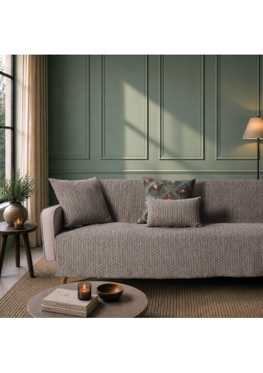 Ριχτάρι Joliet 15 Taupe Olive - Μονοθέσιο 180x150cm TEORAN