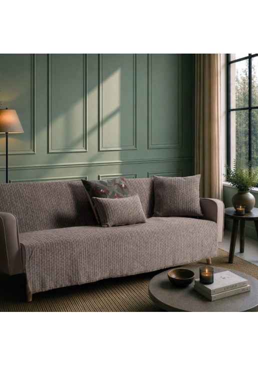 Ριχτάρι Joliet 15 Taupe Olive - Μονοθέσιο 180x150cm TEORAN