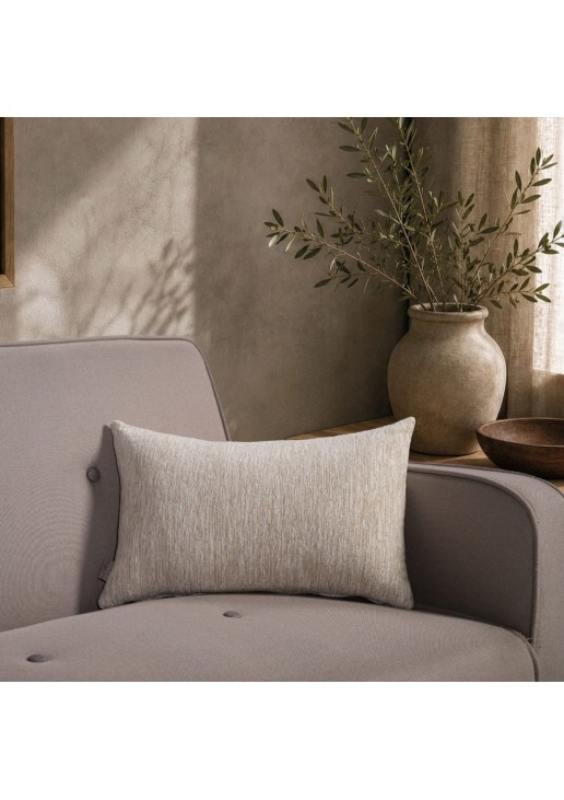 Μαξιλαροθήκη Kent 01 Ivory Cream - 65x65cm δαπέδου με γέμιση TEORAN