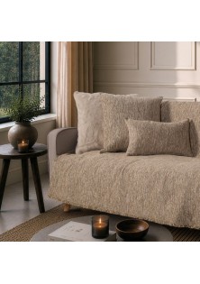 Ριχτάρι Kent 02 Warm Beige - Μονοθέσιο 180x150cm TEORAN