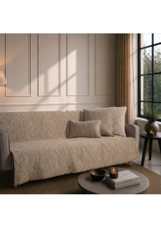 Ριχτάρι Kent 02 Warm Beige - Τριθέσιο 180x300cm TEORAN