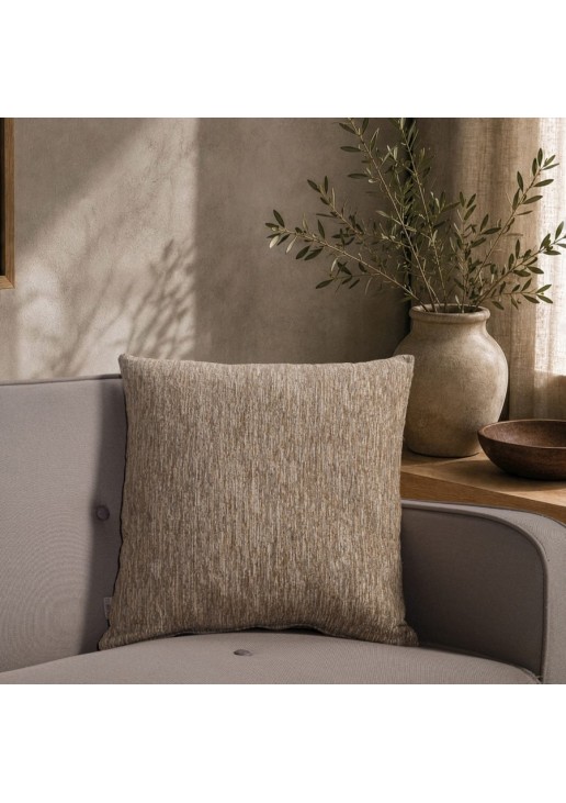 Μαξιλαροθήκη Kent 02 Warm Beige - 50x50cm με γέμιση TEORAN