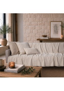 Ριχτάρι Macon 01 Natural Beige - Τετραθέσιο 180x350cm TEORAN
