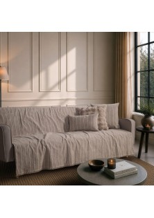 Ριχτάρι Macon 03 Light Brown - Τριθέσιο 180x300cm TEORAN