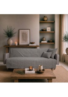 Ριχτάρι Macon 11 Charcoal Grey - Μονοθέσιο 180x150cm TEORAN