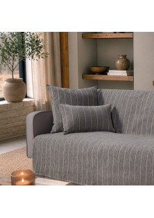 Ριχτάρι Macon 11 Charcoal Grey - Τριθέσιο 180x300cm TEORAN